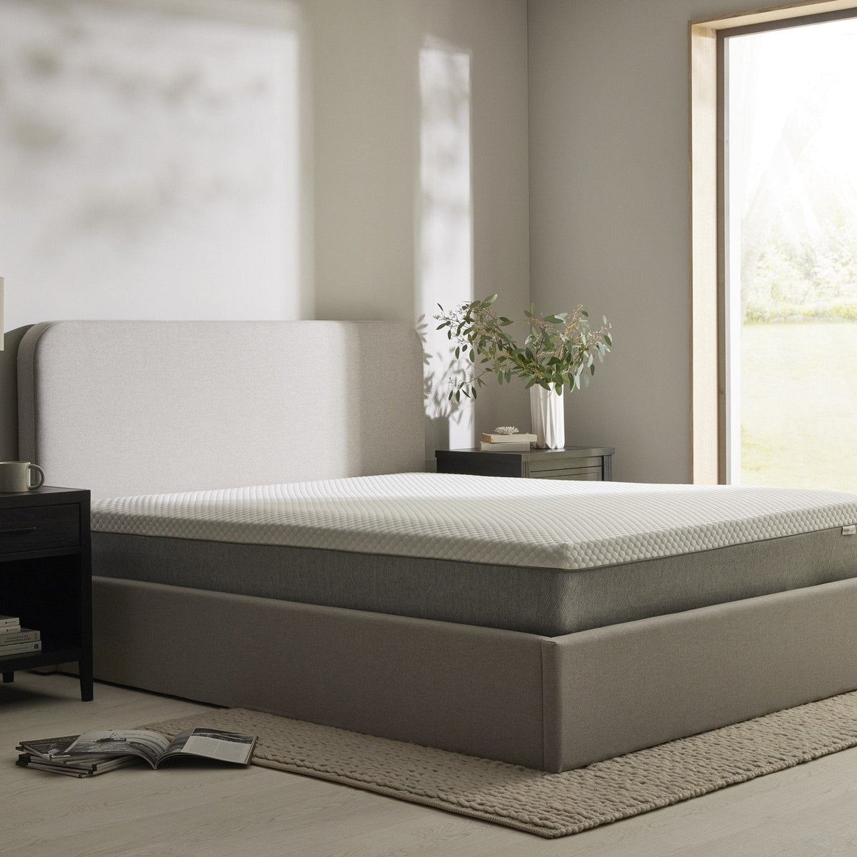 Dusklia - Memory Foam 2,000 Pocket Sprung Hybrid Mattress - Medium/Firm