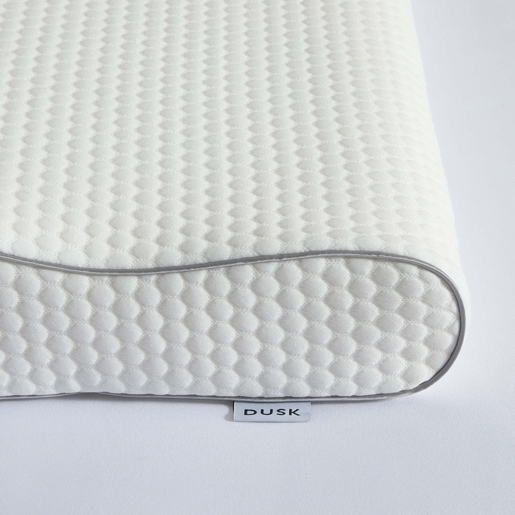 Dusklia - Memory Foam Contour Pillow - White