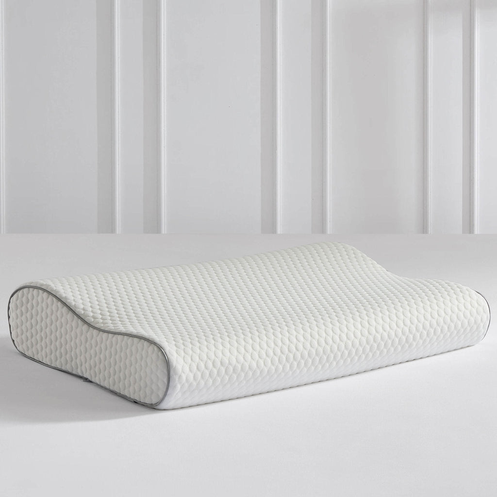 Dusklia - Memory Foam Contour Pillow - White