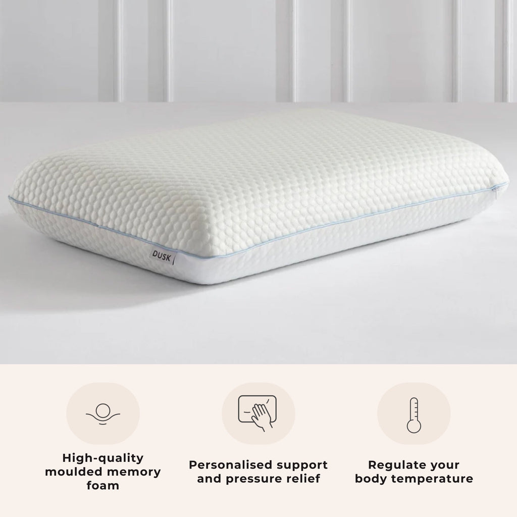 Dusklia - Memory Foam Pillow - White
