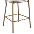 Dusklia - Mia Set of 2 Barstools - Chocolate Stripe