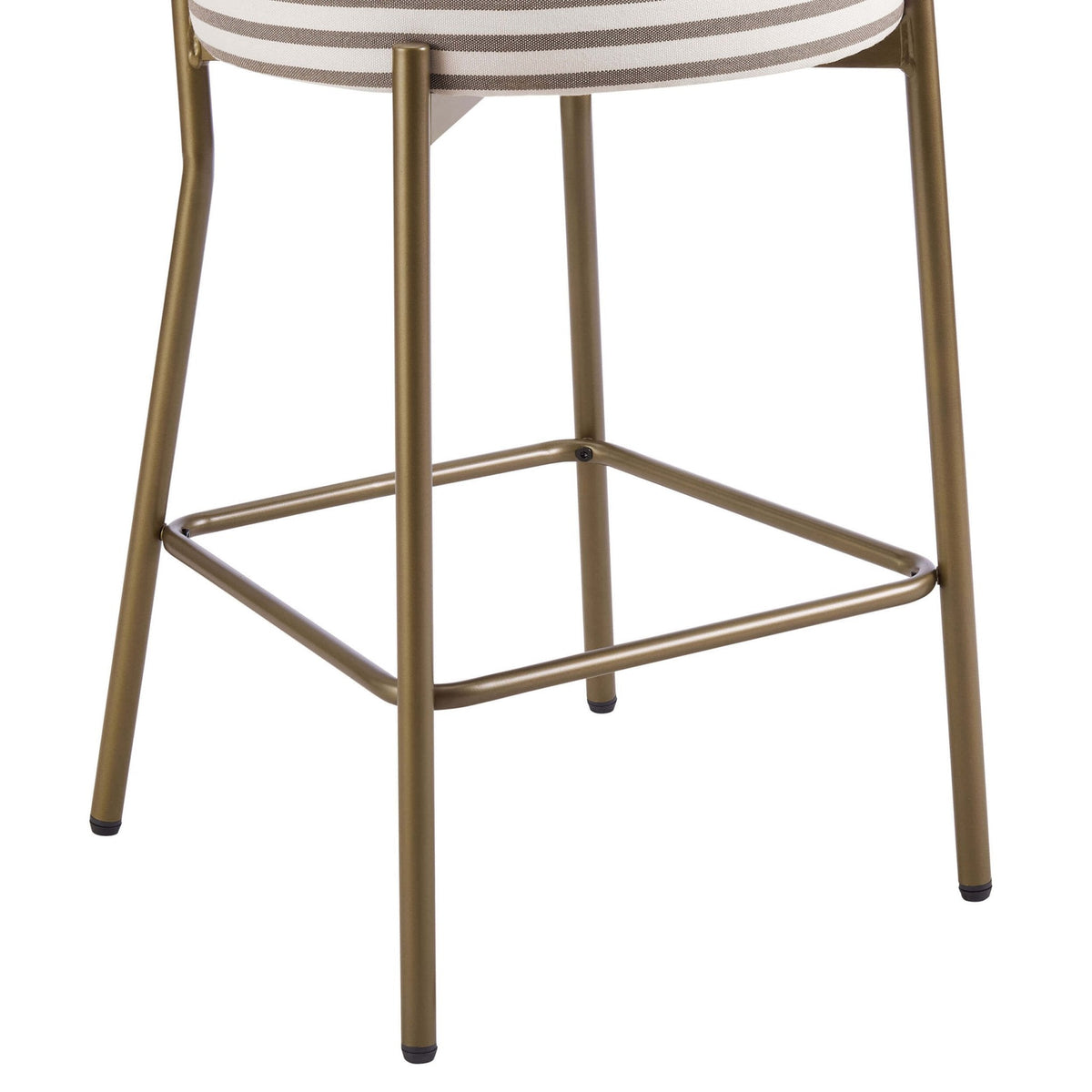 Dusklia - Mia Set of 2 Barstools - Chocolate Stripe