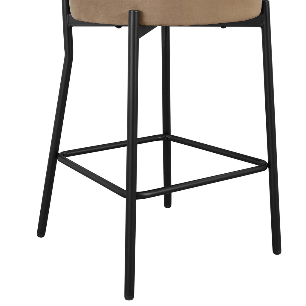 Dusklia - Mia Set of 2 Barstools - Latte