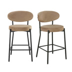 Dusklia - Mia Set of 2 Barstools - Latte