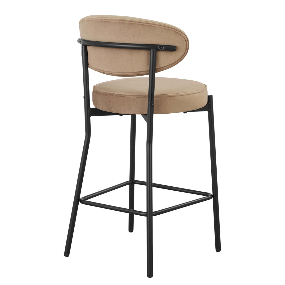 Dusklia - Mia Set of 2 Barstools - Latte