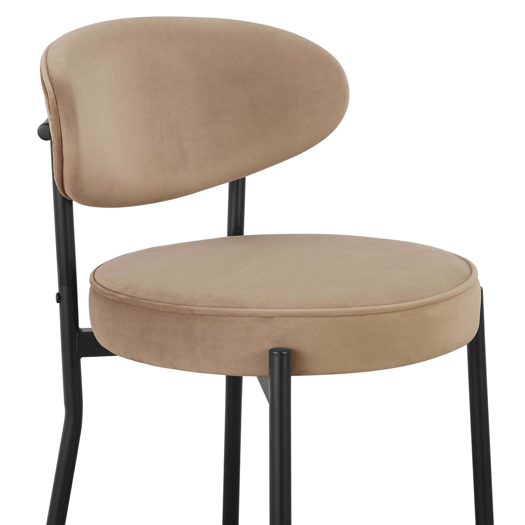 Dusklia - Mia Set of 2 Barstools - Latte
