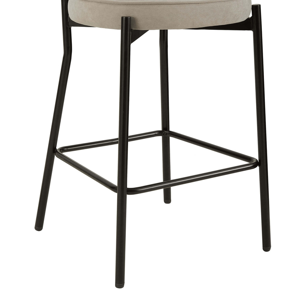 Dusklia - Mia Set of 2 Barstools - Stone