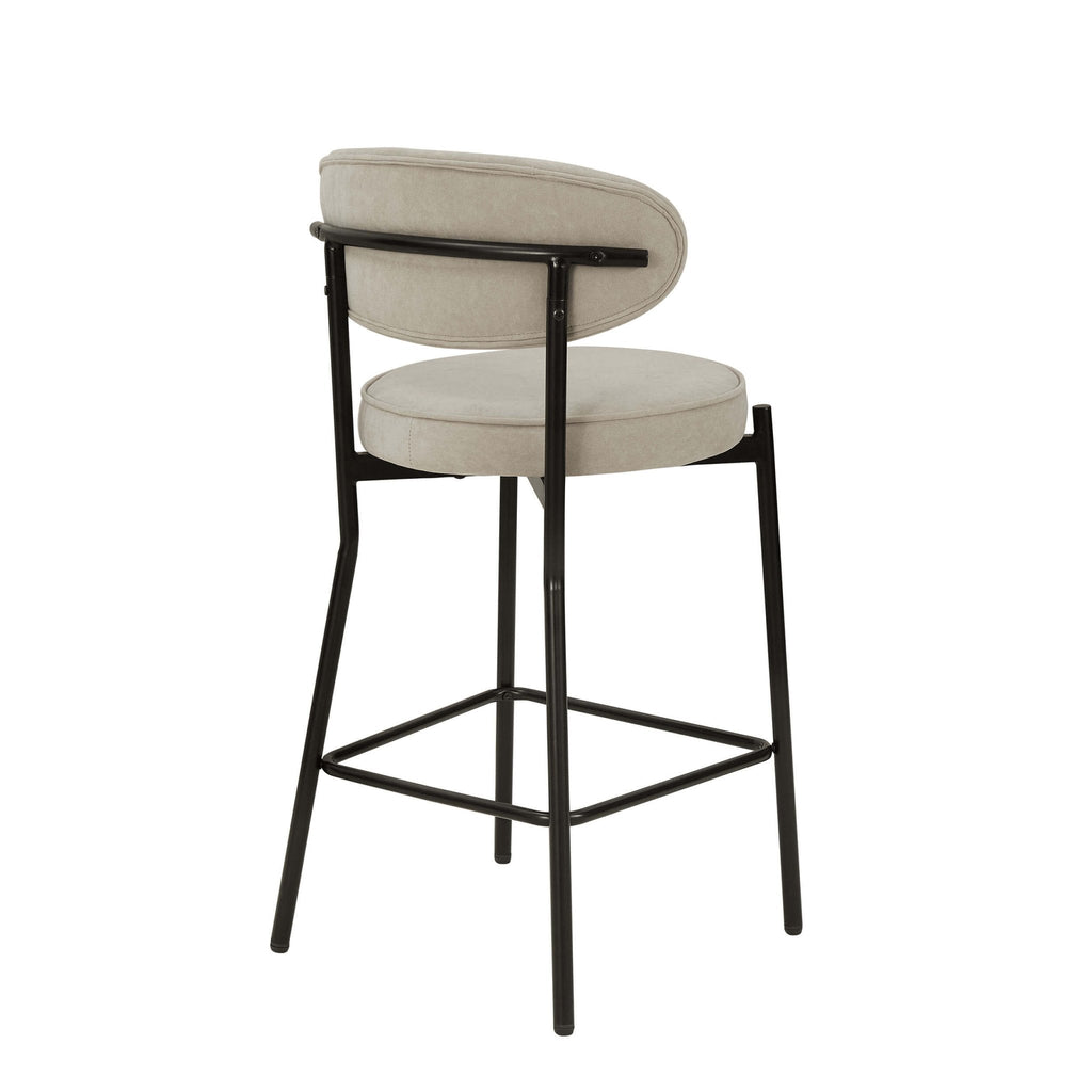 Dusklia - Mia Set of 2 Barstools - Stone