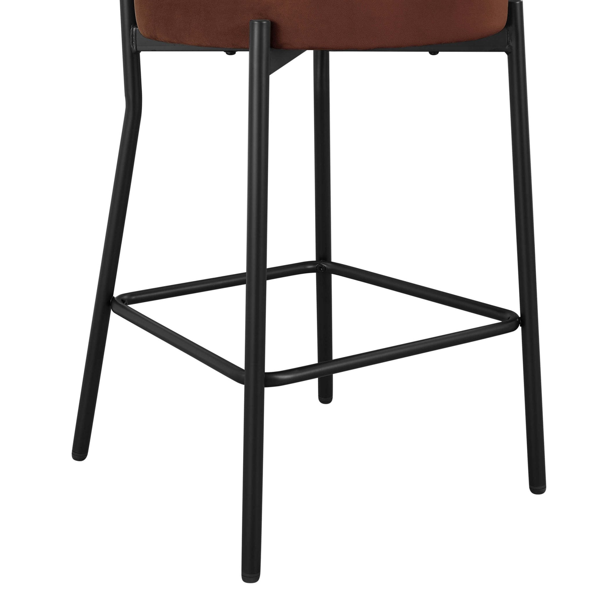Dusklia - Mia Set of 2 Barstools - Terracotta