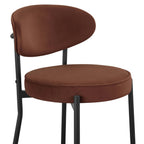 Dusklia - Mia Set of 2 Barstools - Terracotta