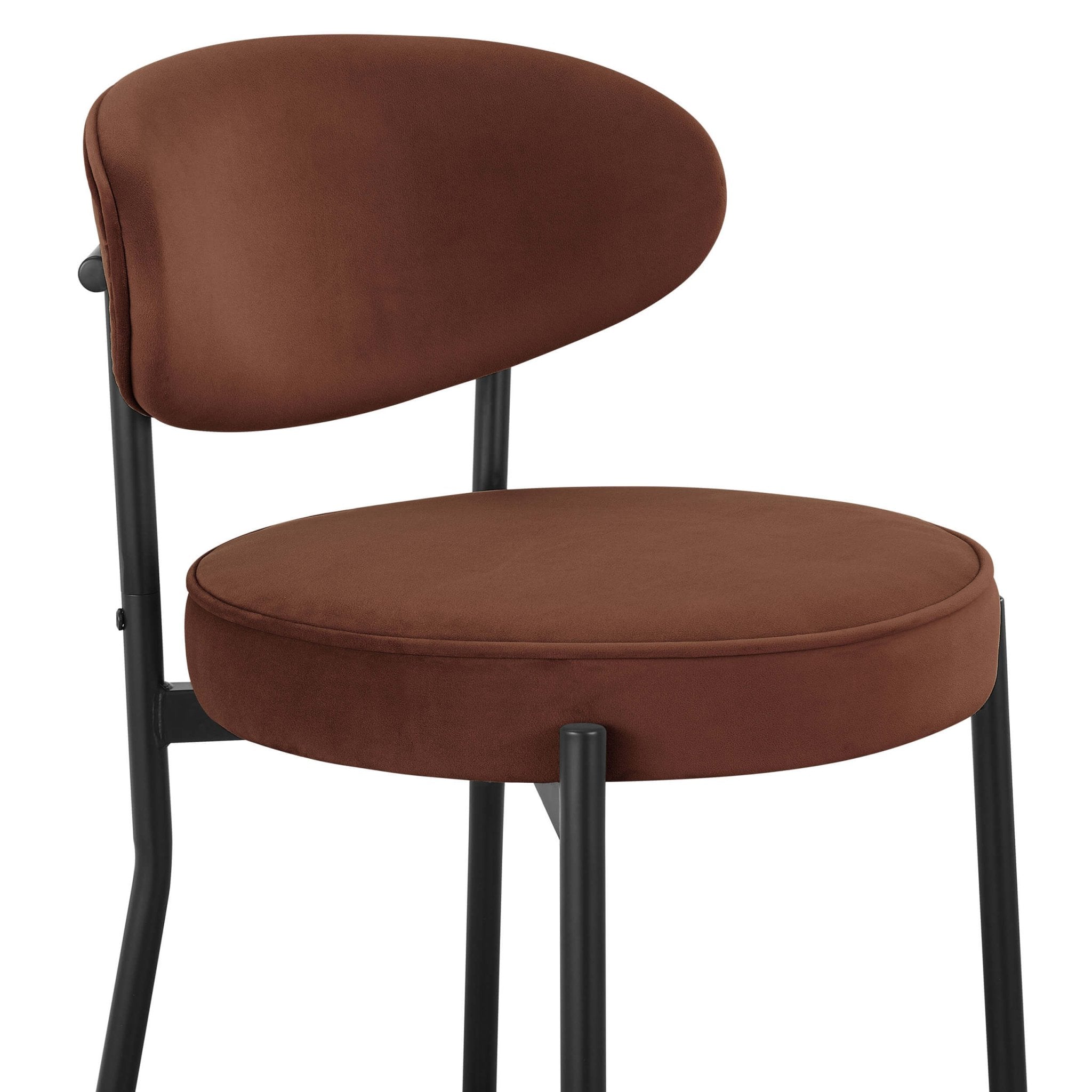 Dusklia - Mia Set of 2 Barstools - Terracotta