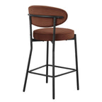 Dusklia - Mia Set of 2 Barstools - Terracotta