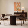 Dusklia - Mia Set of 2 Dining Chairs - Cappuccino