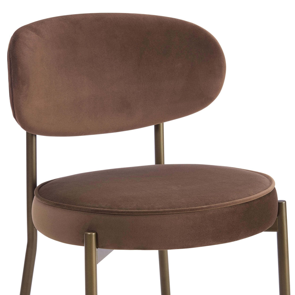Dusklia - Mia Set of 2 Dining Chairs - Cappuccino