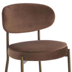 Dusklia - Mia Set of 2 Dining Chairs - Cappuccino