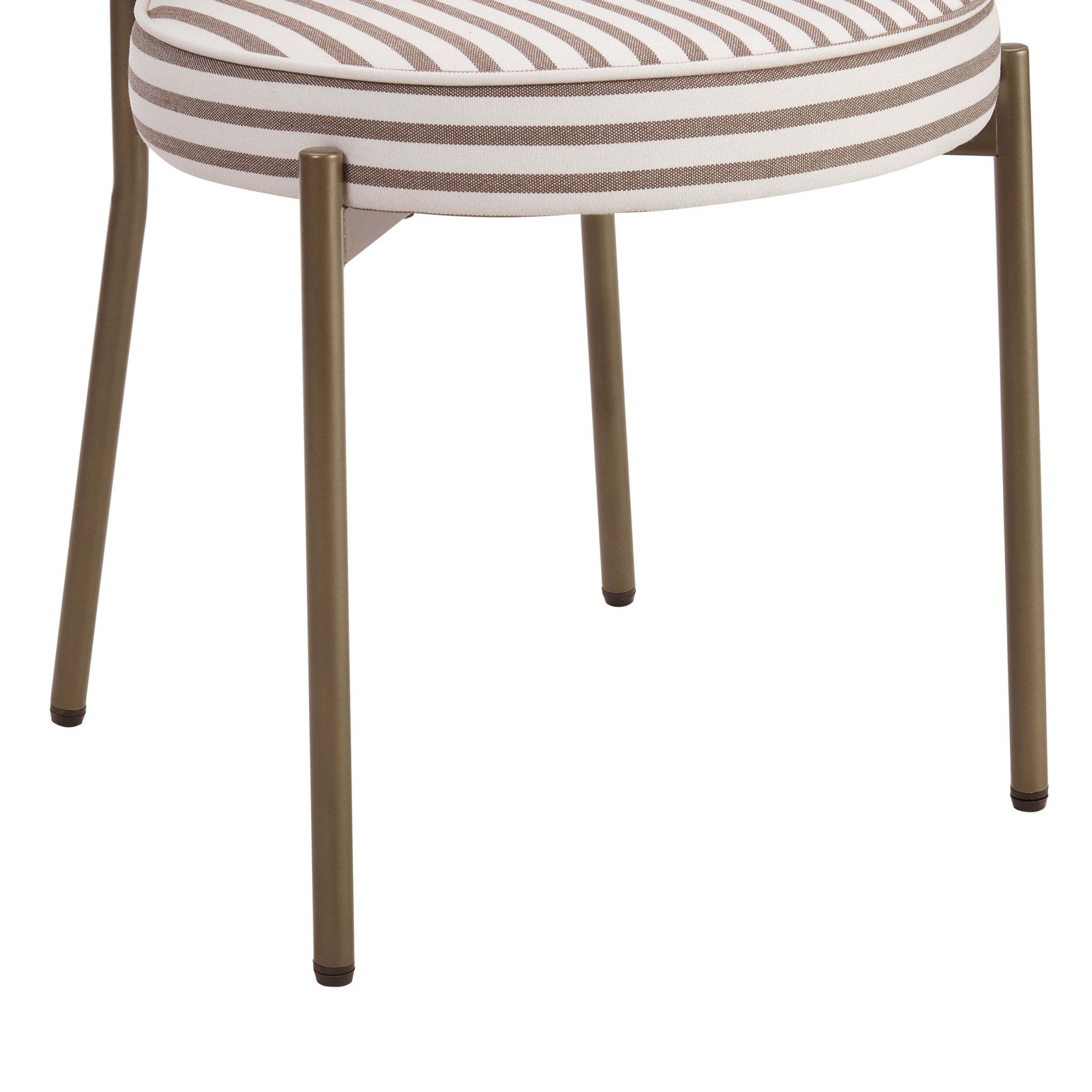 Dusklia - Mia Set of 2 Dining Chairs - Chocolate Stripe
