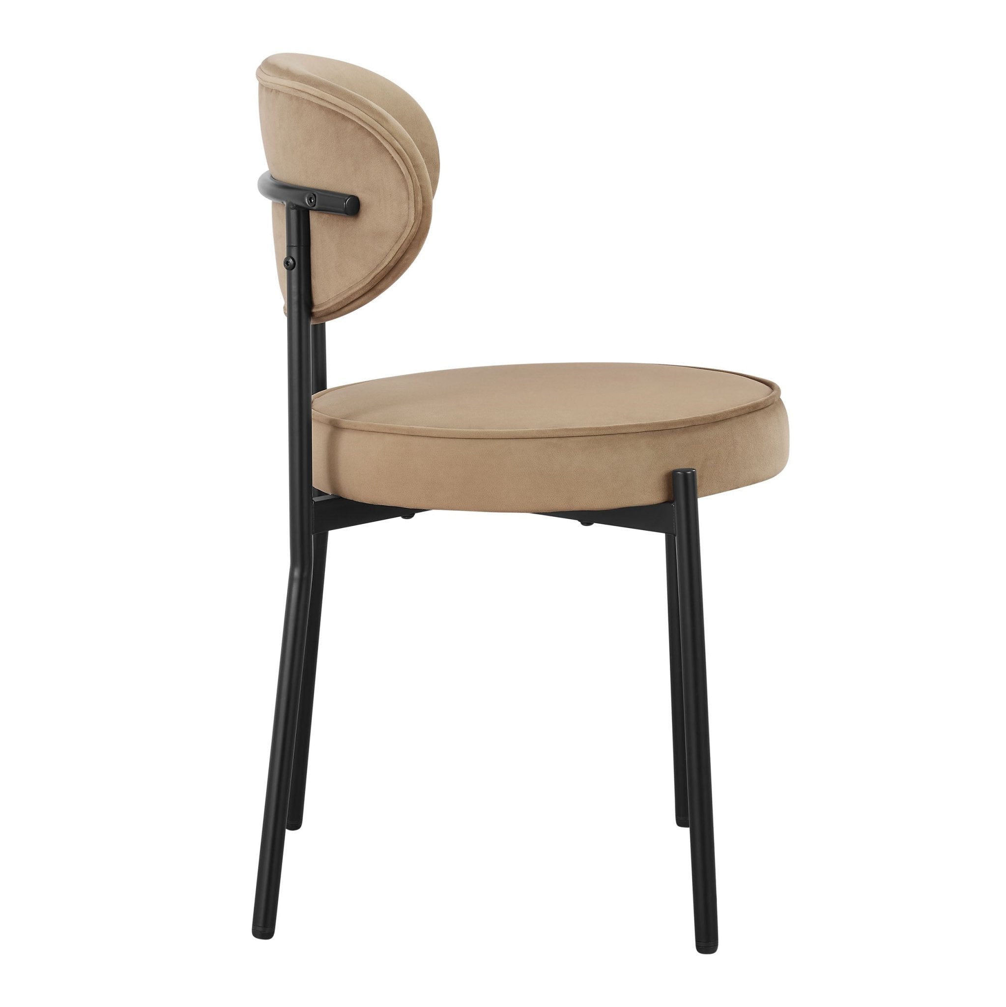 Dusklia - Mia Set of 2 Dining Chairs - Latte
