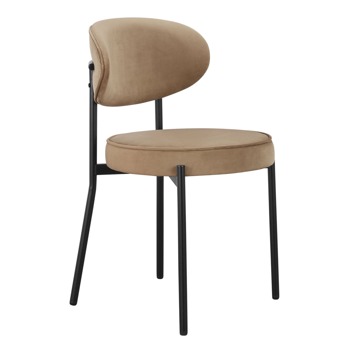 Dusklia - Mia Set of 2 Dining Chairs - Latte