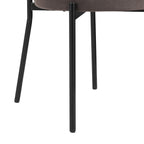 Dusklia - Mia Set of 2 Dining Chairs - Matte Velvet - Taupe
