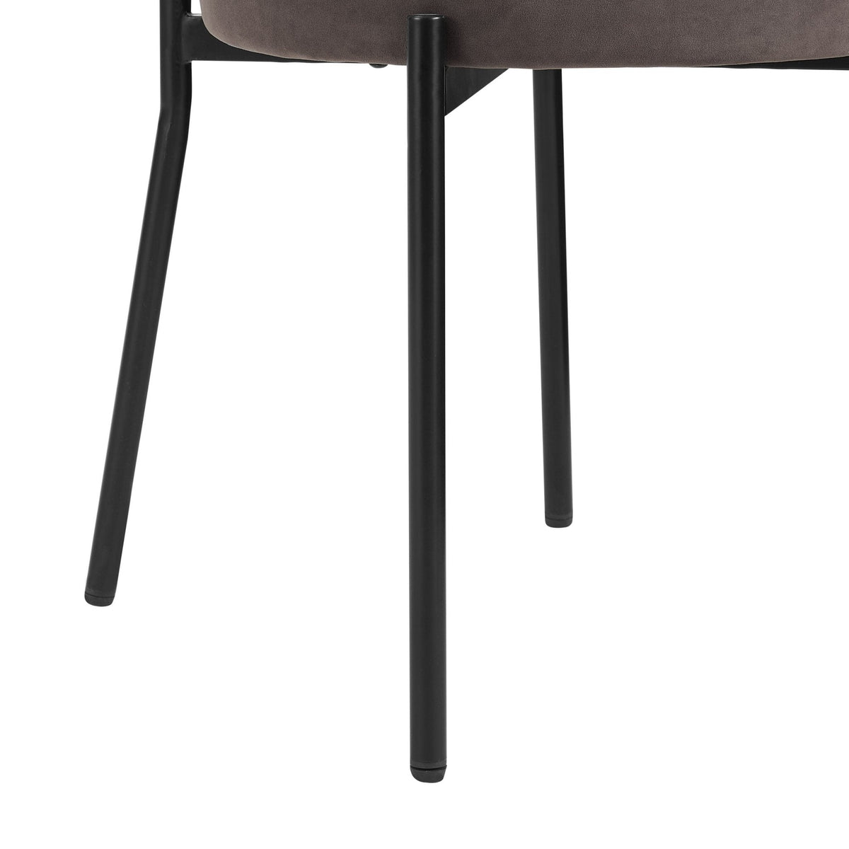 Dusklia - Mia Set of 2 Dining Chairs - Matte Velvet - Taupe