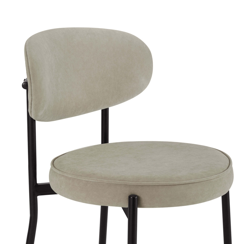 Dusklia - Mia Set of 2 Dining Chairs - Stone