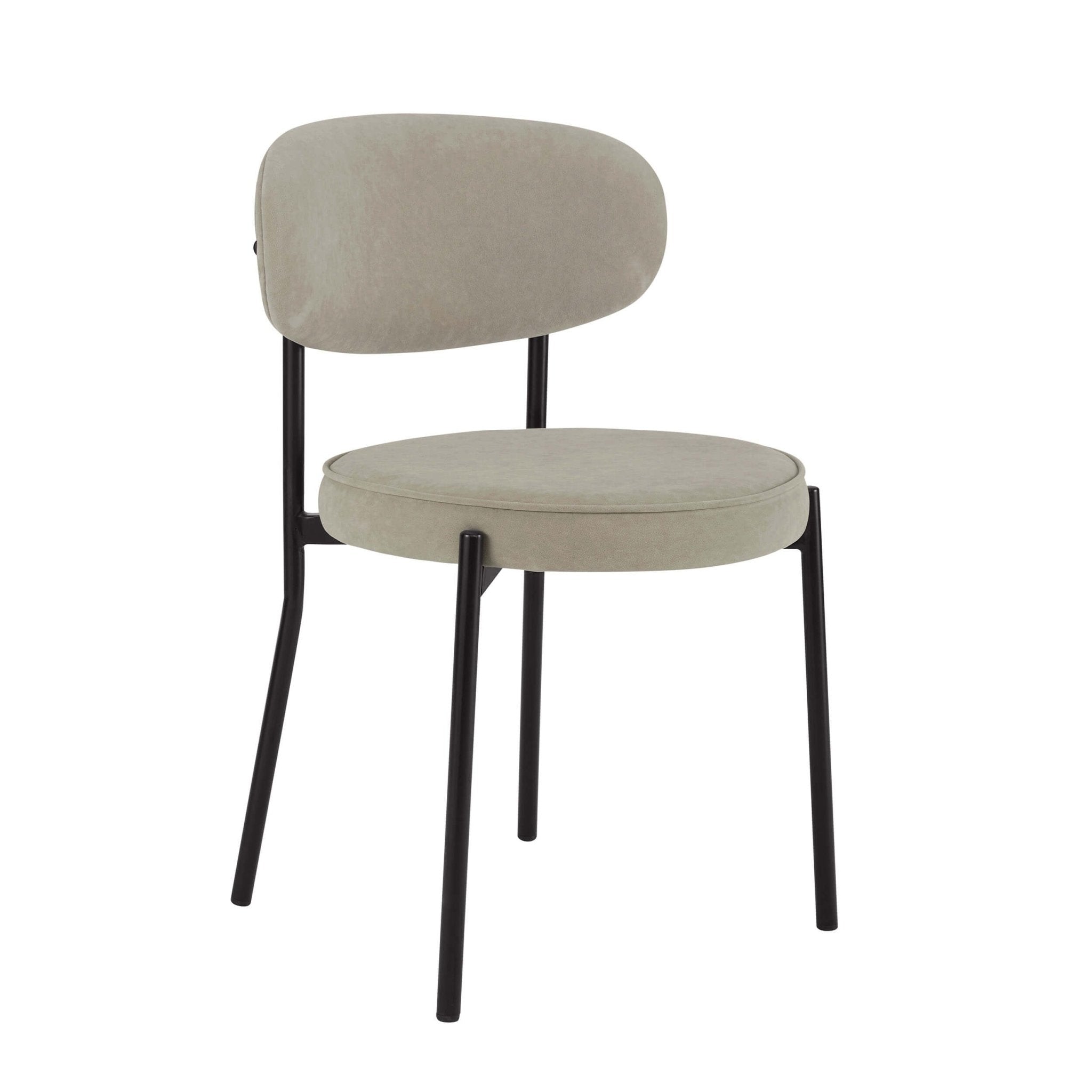Dusklia - Mia Set of 2 Dining Chairs - Stone