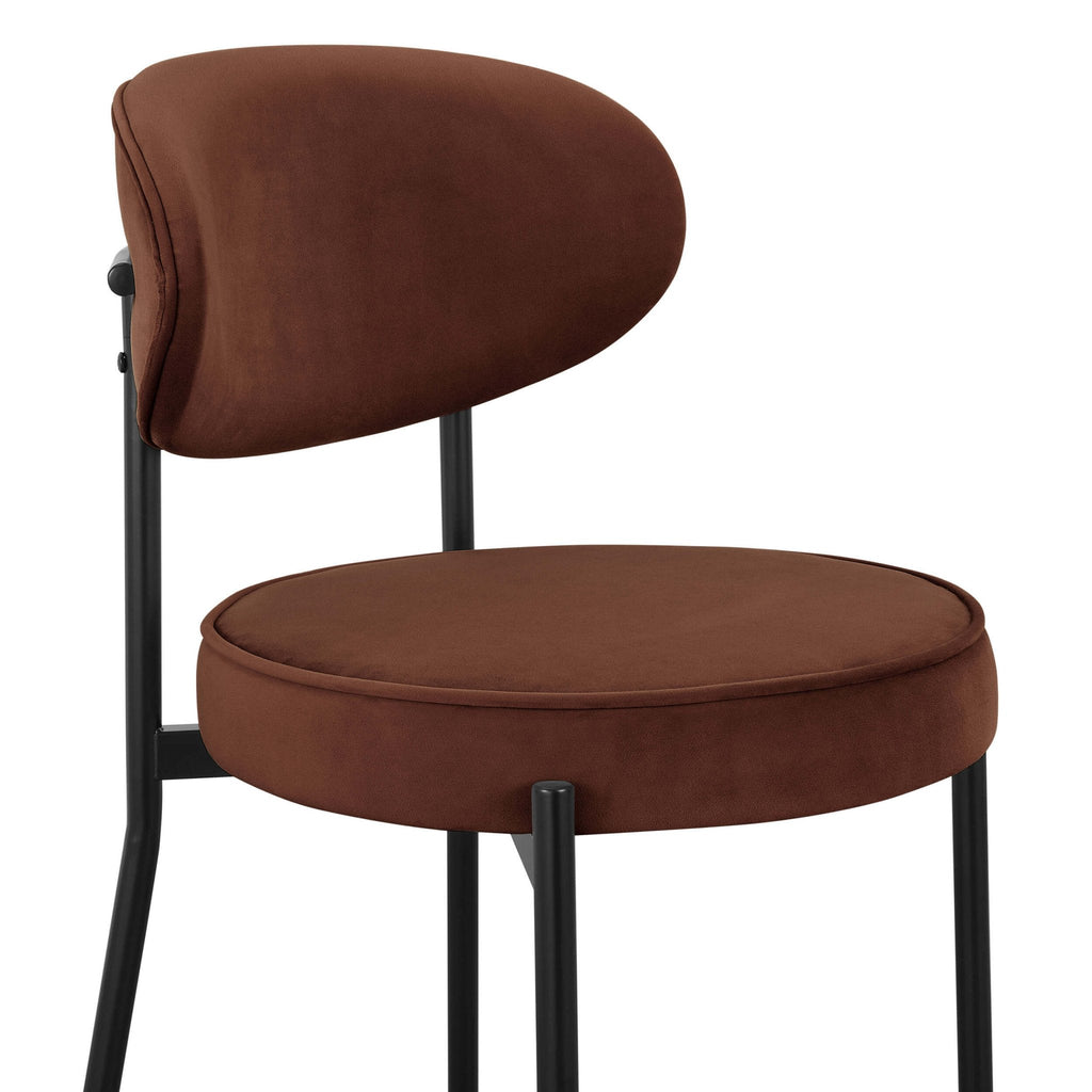 Dusklia - Mia Set of 2 Dining Chairs - Terracotta
