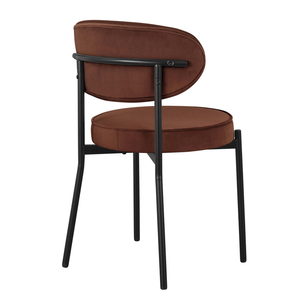 Dusklia - Mia Set of 2 Dining Chairs - Terracotta