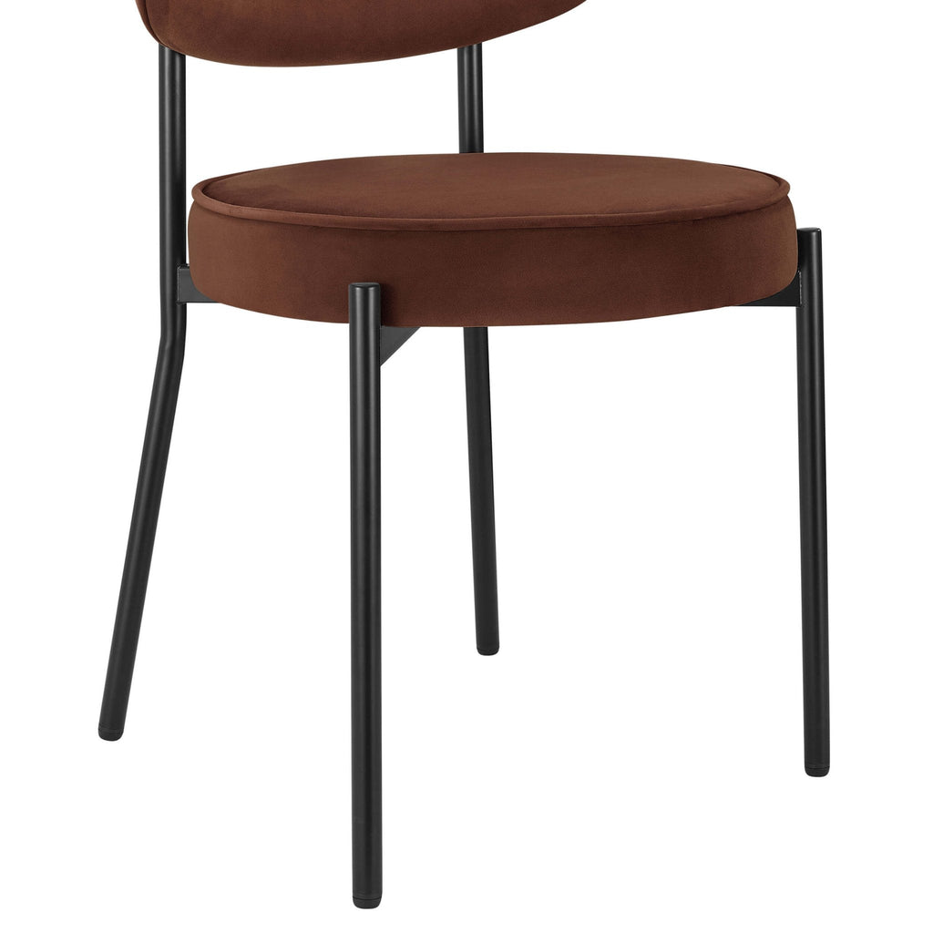 Dusklia - Mia Set of 2 Dining Chairs - Terracotta
