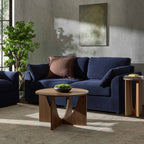 Dusklia - Miami 2 Seater Sofa - Chenille Navy