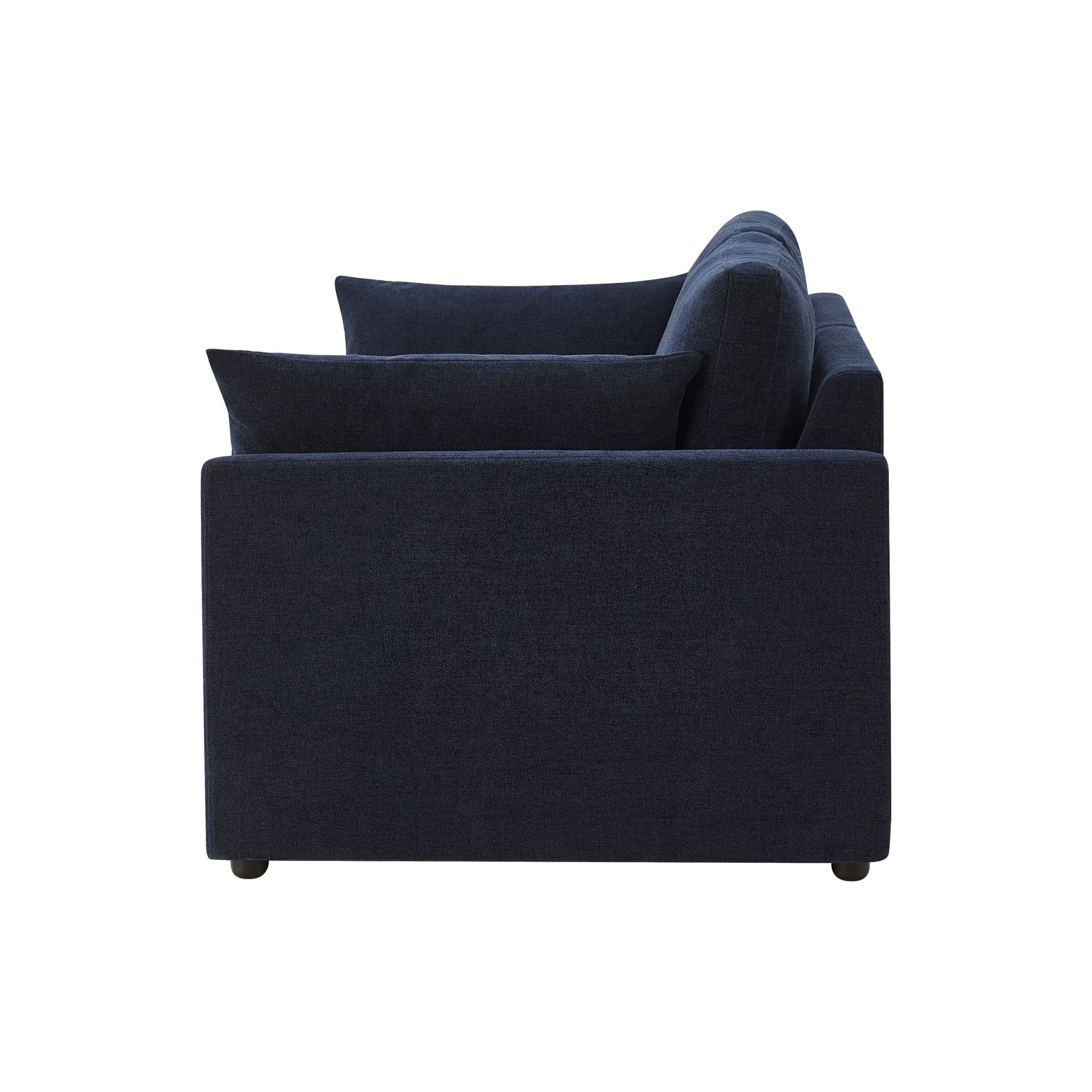 Dusklia - Miami 2 Seater Sofa - Chenille Navy
