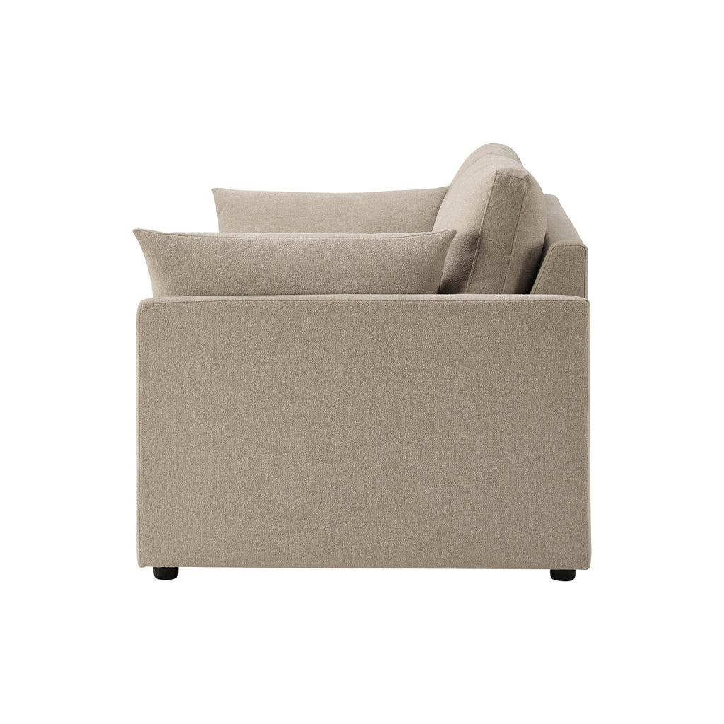 Dusklia - Miami 2 Seater Sofa - Chenille Oatmeal