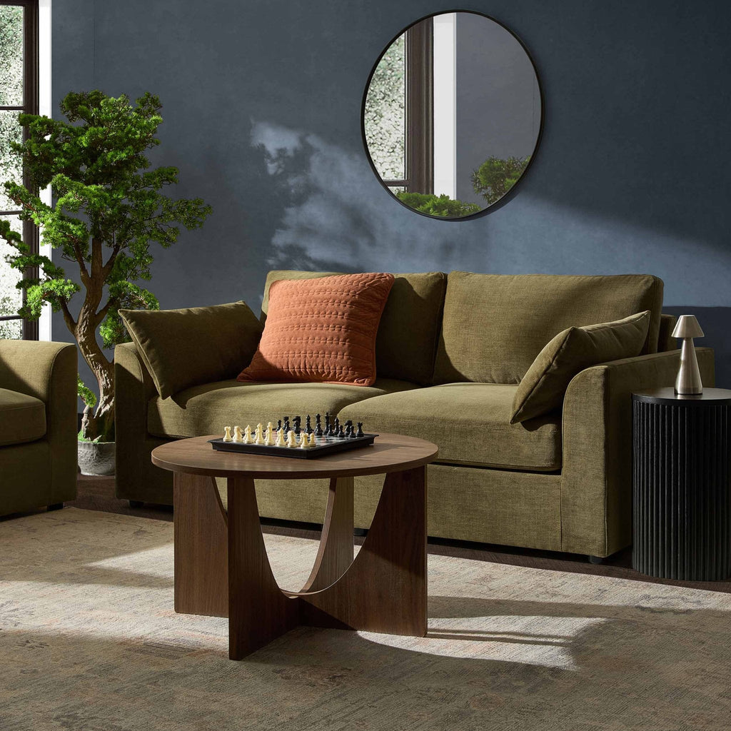 Dusklia - Miami 2 Seater Sofa - Chenille Olive
