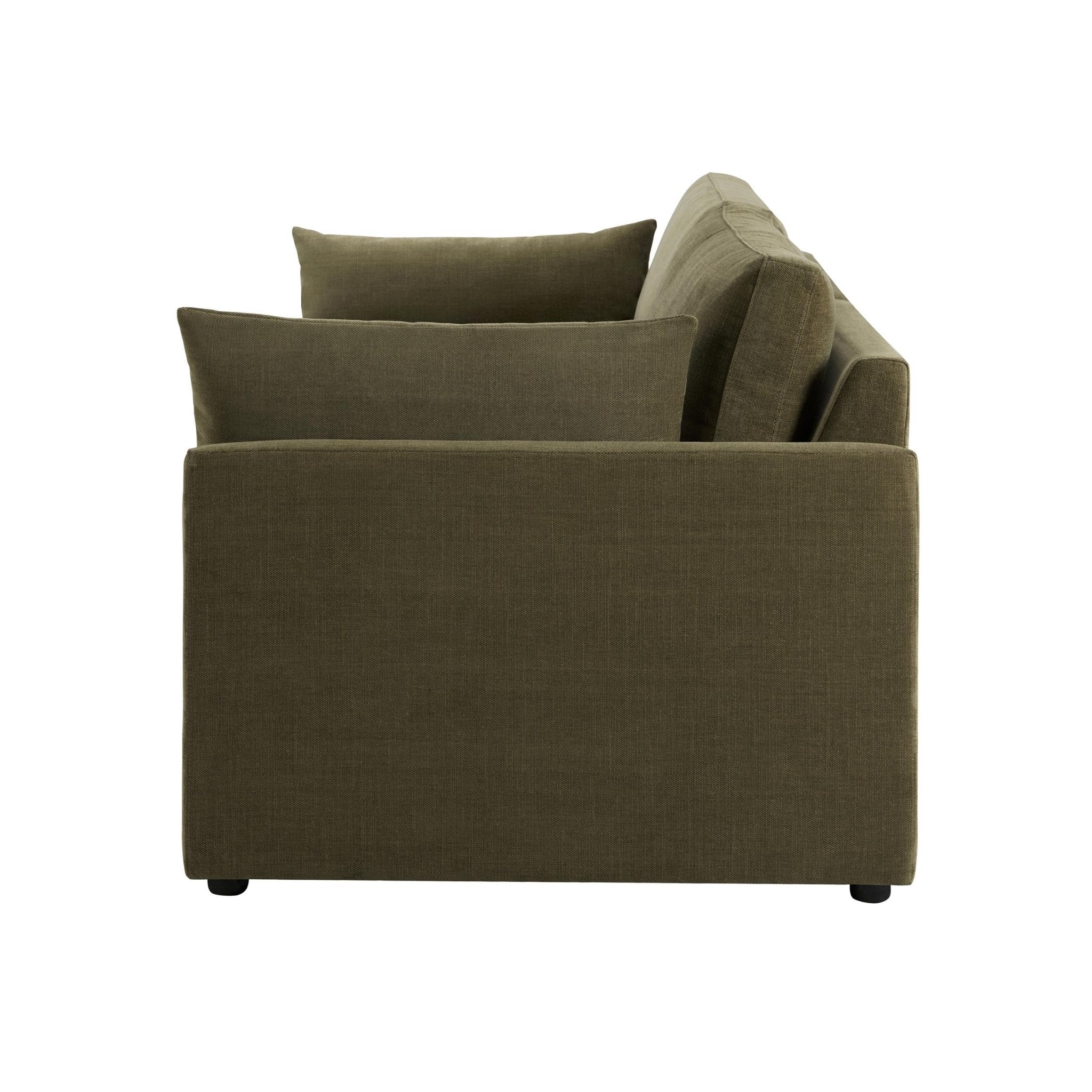 Dusklia - Miami 2 Seater Sofa - Chenille Olive