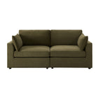 Dusklia - Miami 2 Seater Sofa - Chenille Olive