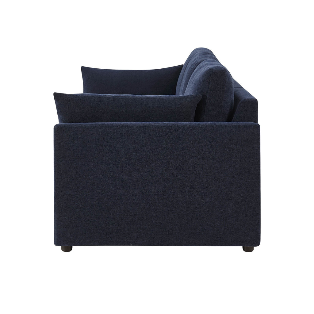 Dusklia - Miami 3 Seater Sofa - Chenille Navy