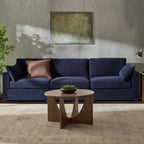 Dusklia - Miami 3 Seater Sofa - Chenille Navy