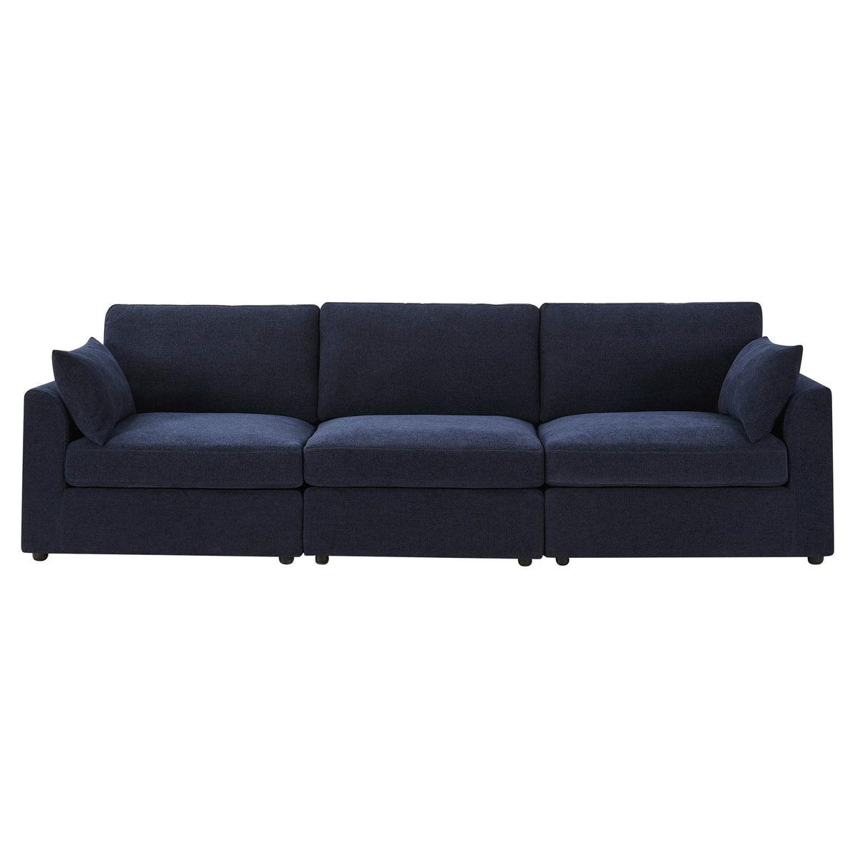 Dusklia - Miami 3 Seater Sofa - Chenille Navy
