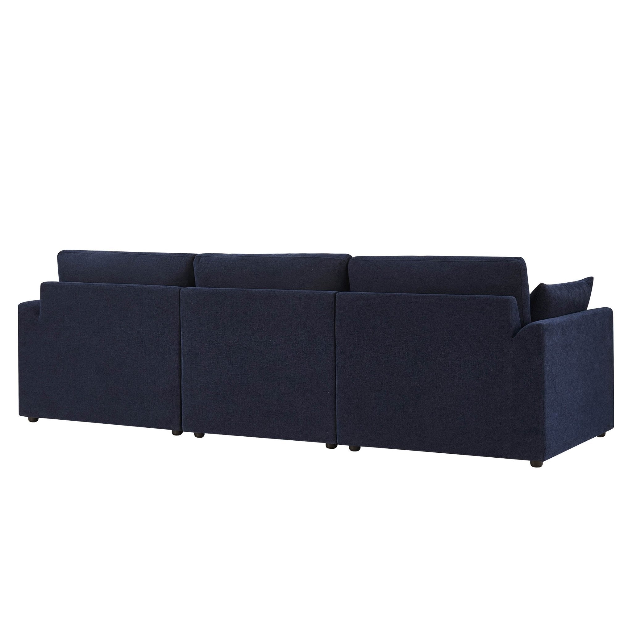 Dusklia - Miami 3 Seater Sofa - Chenille Navy