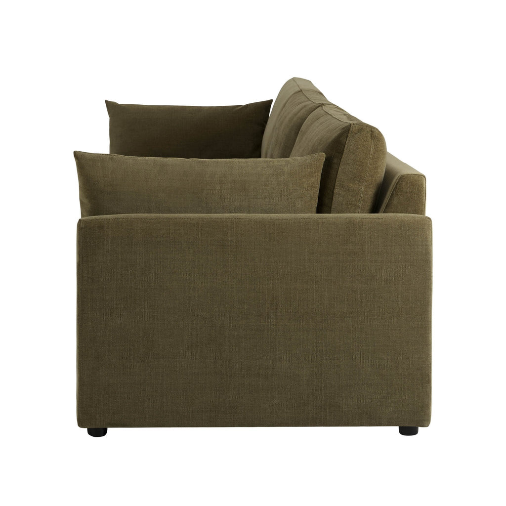 Dusklia - Miami 3 Seater Sofa - Chenille Olive