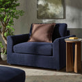 Dusklia - Miami Loveseat - Chenille Navy
