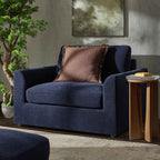 Dusklia - Miami Loveseat - Chenille Navy