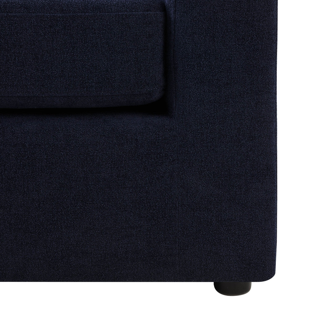 Dusklia - Miami Loveseat - Chenille Navy
