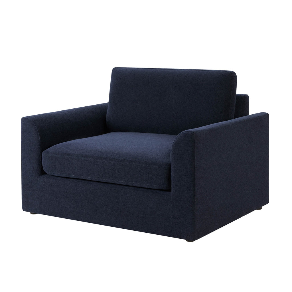 Dusklia - Miami Loveseat - Chenille Navy