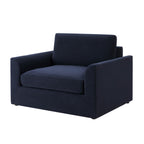 Dusklia - Miami Loveseat - Chenille Navy