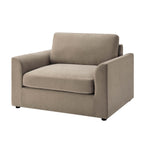 Dusklia - Miami Loveseat - Chenille Oatmeal