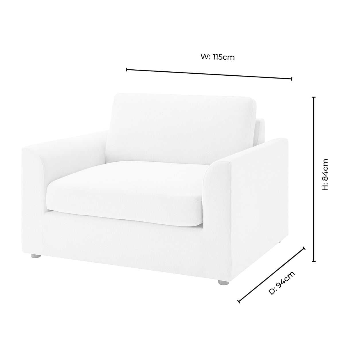 Dusklia - Miami Loveseat - Chenille Oatmeal