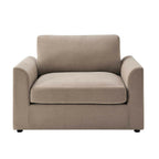 Dusklia - Miami Loveseat - Chenille Oatmeal
