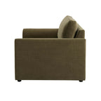 Dusklia - Miami Loveseat - Chenille Olive