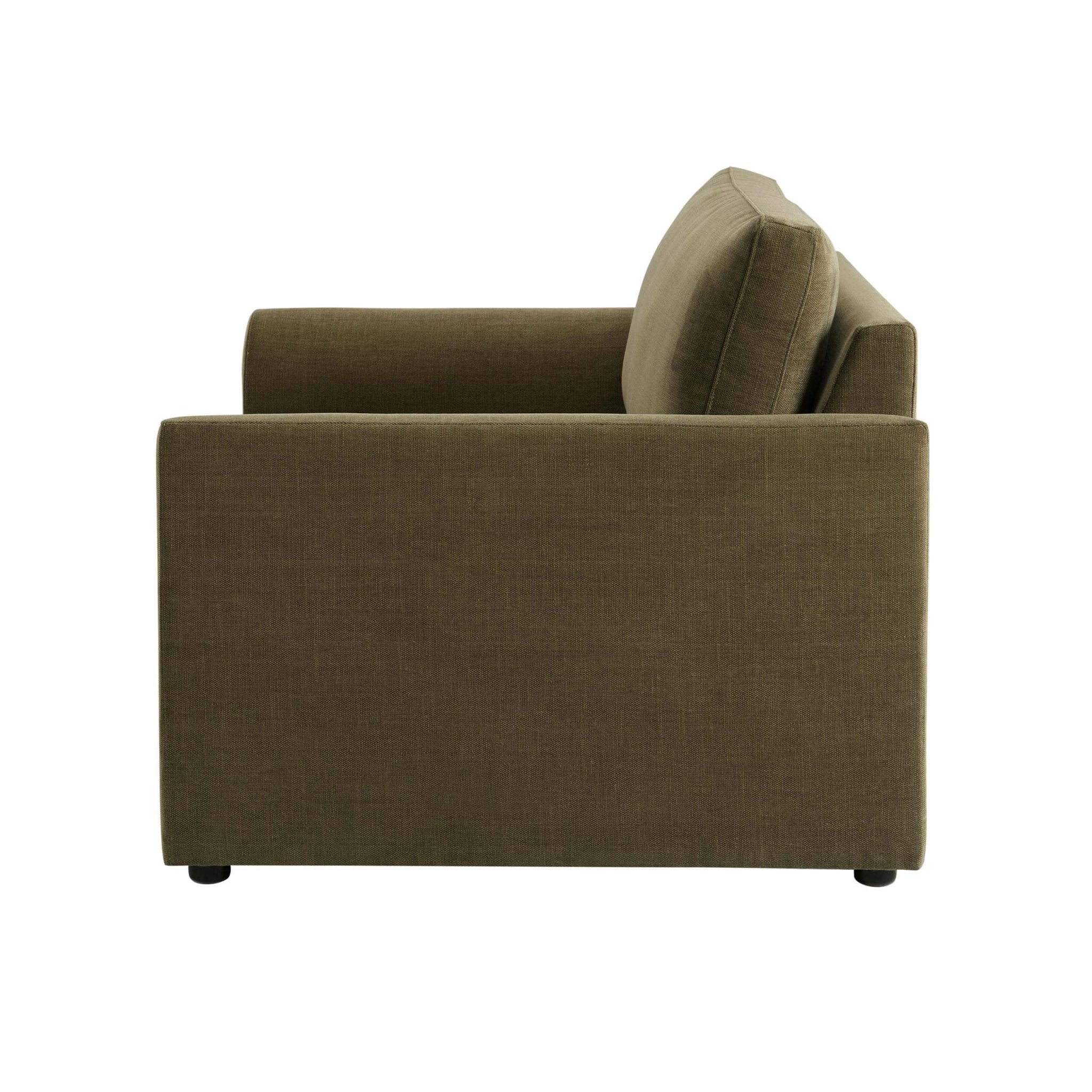 Dusklia - Miami Loveseat - Chenille Olive